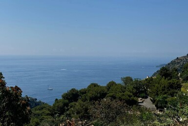 Eze - Sea View - Land with Building Permit